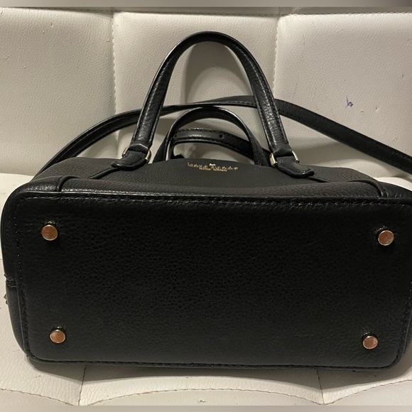 Kate Spade New York Black Leather Triple Compartment Dual Handbag - Picture 5 of 9